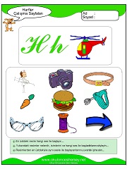 H Sesi Çalışma Sayfaları